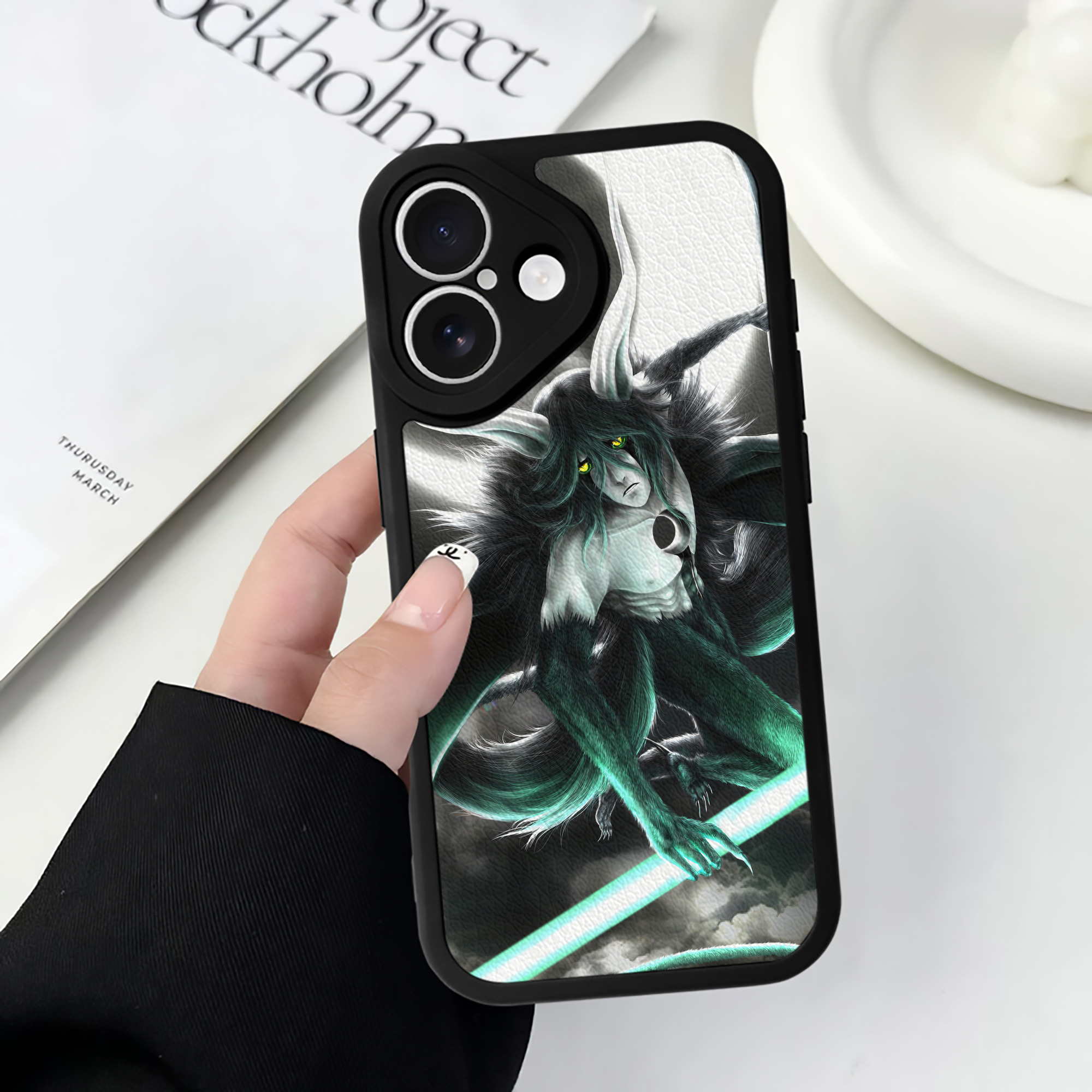 （画像用） ブリーチ BLEACH 【iPhone 16シリーズ対応】シリコンスマホケース（レザー調） 材質：シリコン